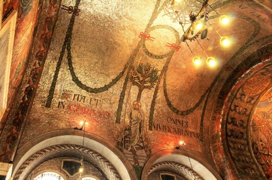 cathédrale Westminster mosaïque or Londres